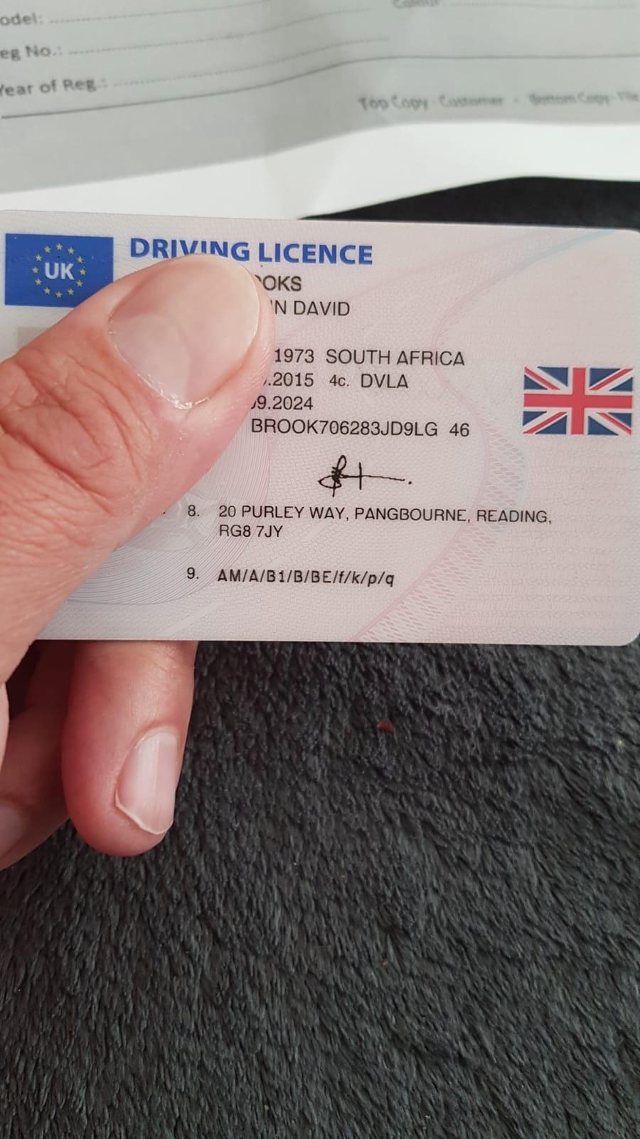 Buy Full UK Driving License No Theory Test Required